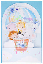 Last inn bildet i Galleri-visningsprogrammet, Kort Pop Up WELCOME BOY