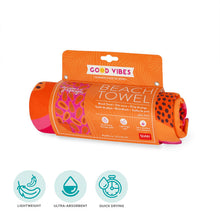 Last inn bildet i Galleri-visningsprogrammet, Strand & Badehåndkle Papaya