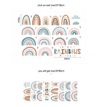 Last inn bildet i Galleri-visningsprogrammet, Wallsticker Rainbows