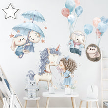 Last inn bildet i Galleri-visningsprogrammet, Wallsticker Fairytale with animals
